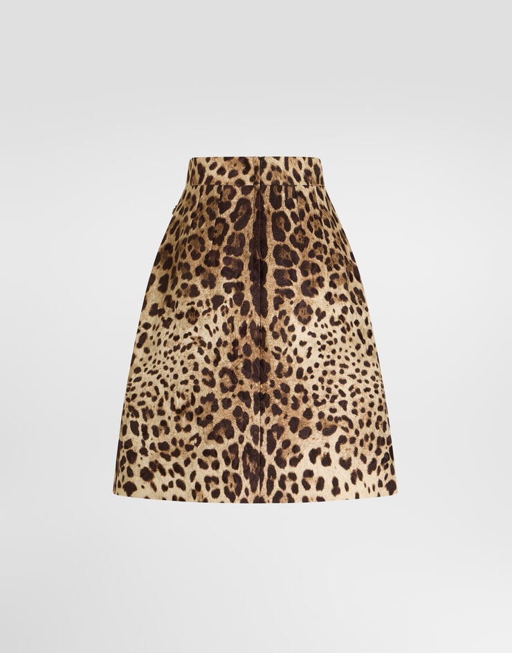 Dolce & Gabbana Leo-print brocade skirt Dolce & Gabbana Leo-print brocade skirt Print F4C2EZFSTB3