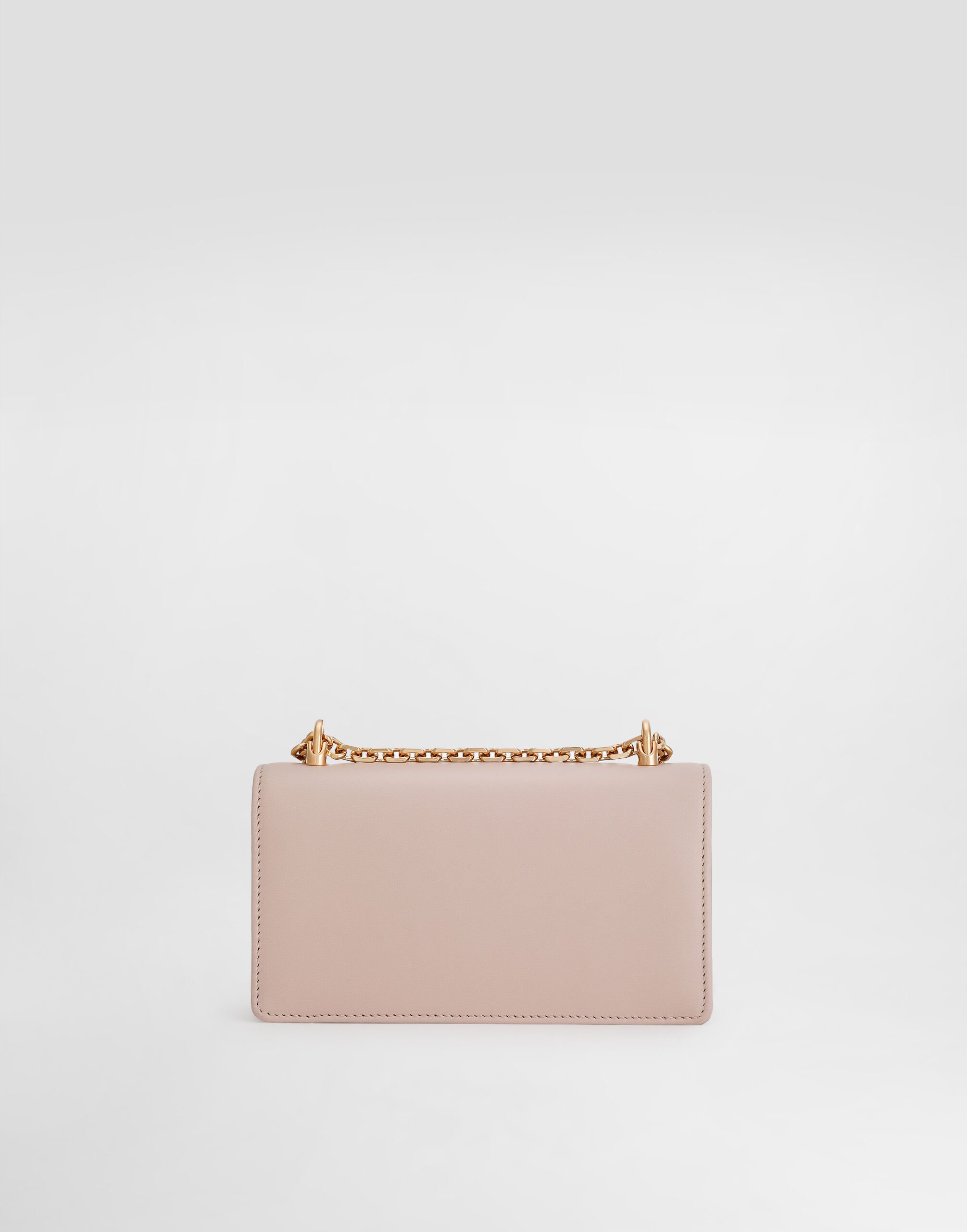 淡いピンクのウィメンズ DG Girls フォーンバッグ カーフスキン