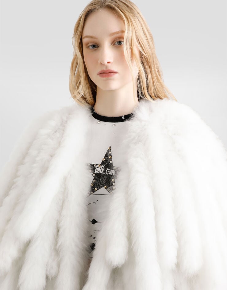 Dolce & Gabbana Alpaca coat Dolce & Gabbana Alpaca coat White F0W8QFFUPZH