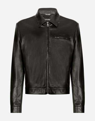 Dolce & Gabbana Lambskin jacket Black G8PN9TG7M1C