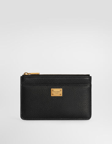Dolce & Gabbana Calfskin card holder Black BI1261A0841