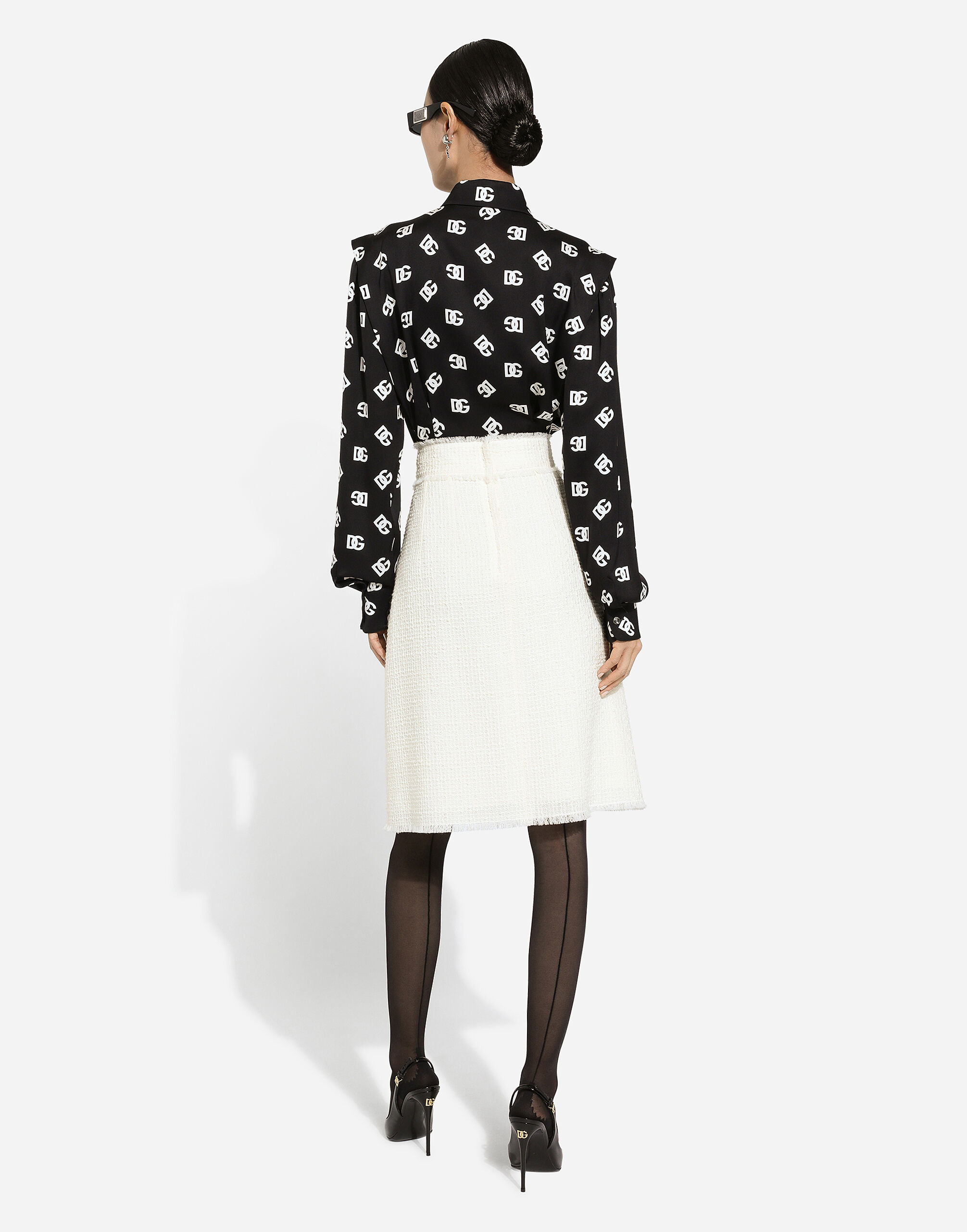 スカート Dolce & Gabbana Rachel Tweed Midi Skirt Dolce&Gabbana 