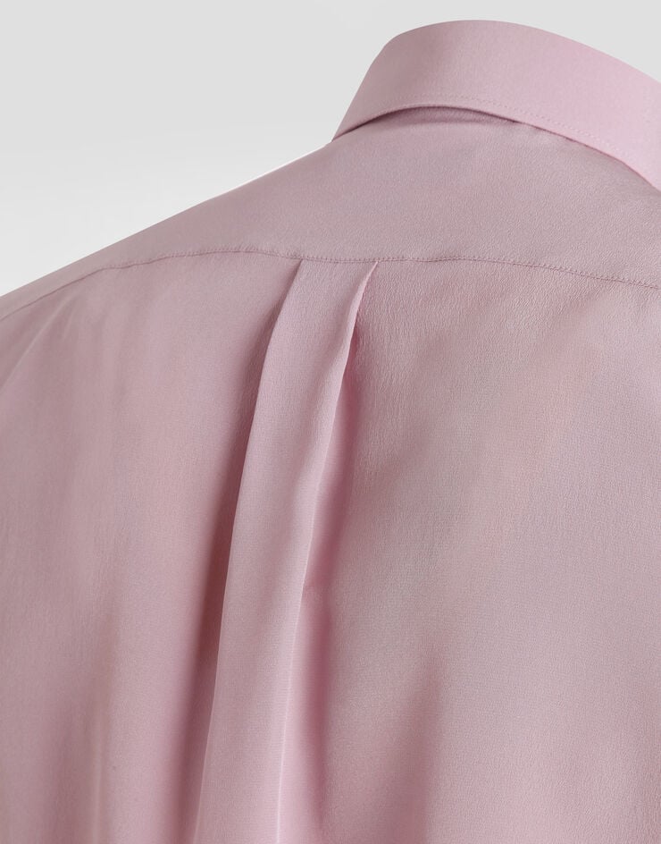 Dolce & Gabbana Chemise Gold en crêpe de Chine de soie Dolce & Gabbana Chemise Gold en crêpe de Chine de soie Lilac G5NP9TFU1UQ