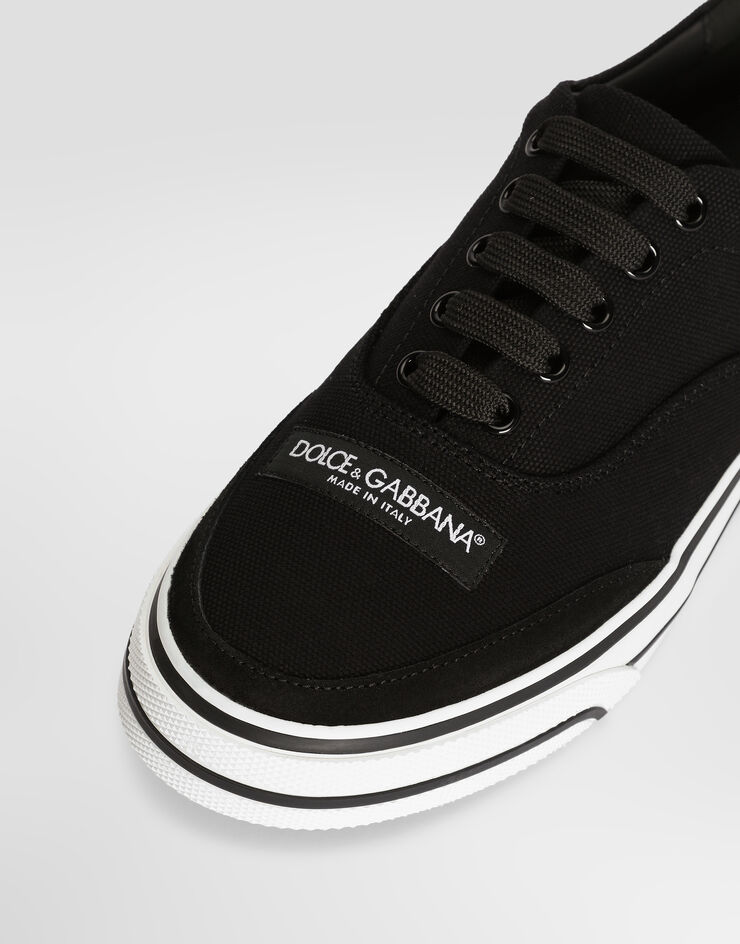 Dolce & Gabbana Sneaker DG Sailing en lona Black CK2399A0458
