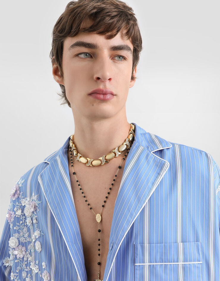 Dolce & Gabbana Rosary necklace with natural gemstones Multicolor WNP7S2W1111