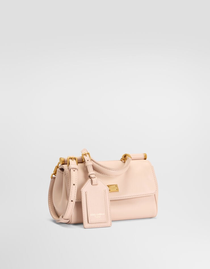 Dolce & Gabbana Mini My Sicily handbag in plongé calfskin Dolce & Gabbana Mini My Sicily handbag in plongé calfskin Pink BB7864B7321