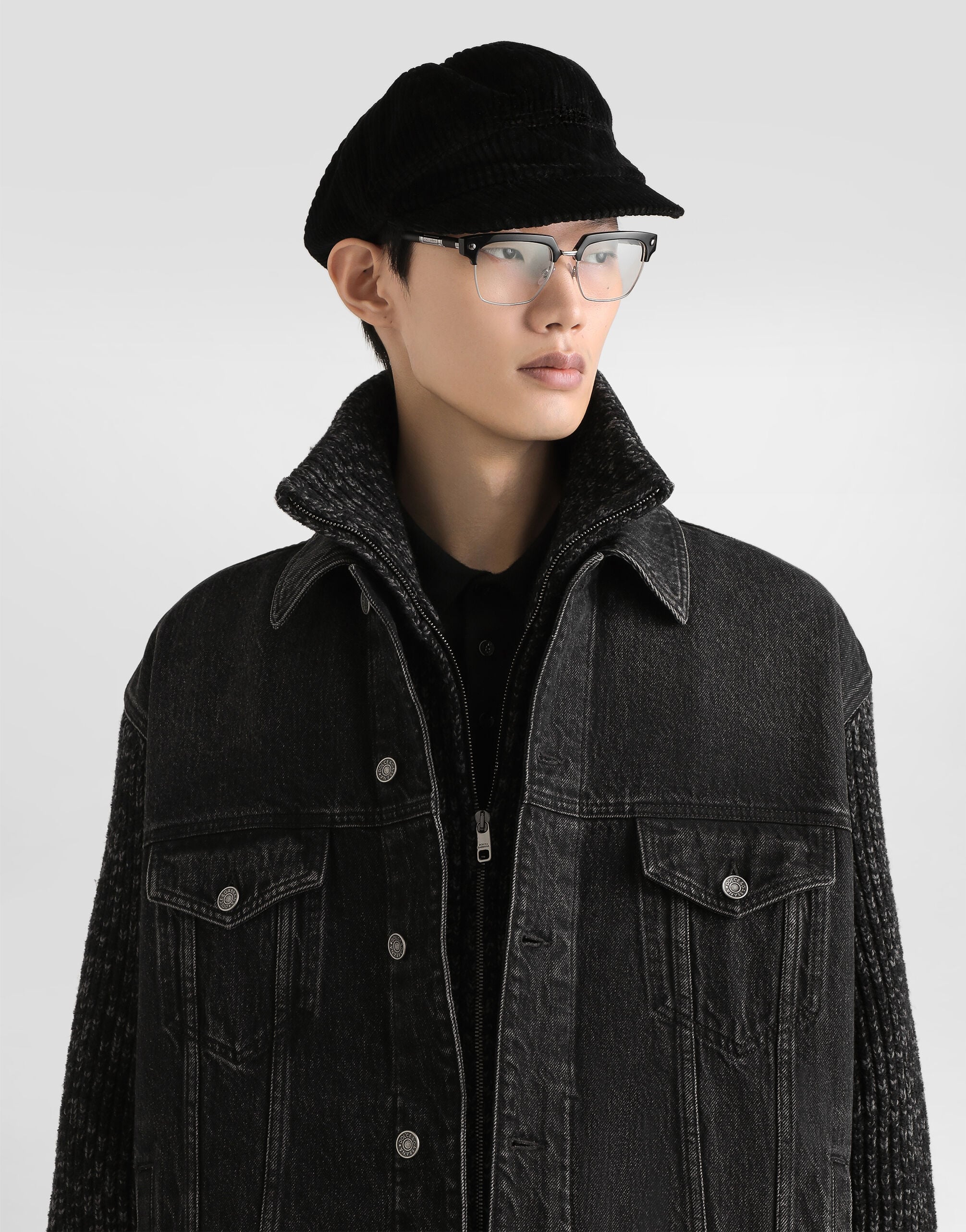 Denim jacket in Multicolor for Men | Dolce&Gabbana® US