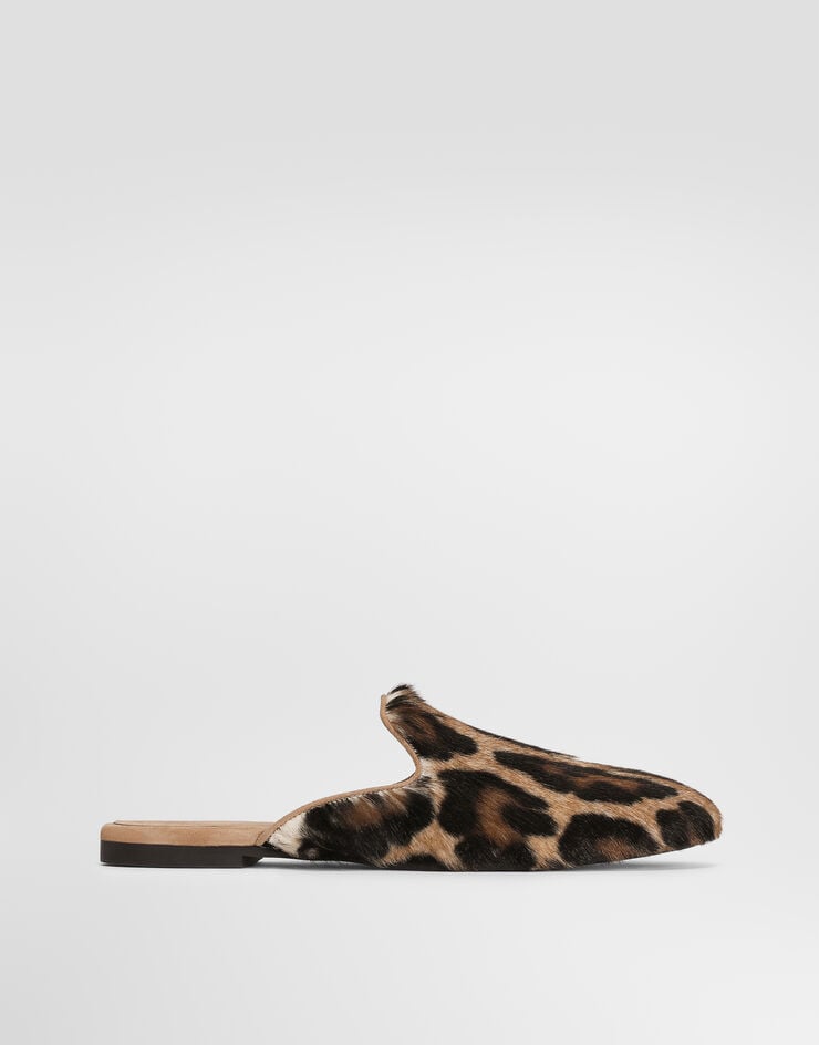Dolce & Gabbana Leo kid leather mules Dolce & Gabbana Leo kid leather mules Multicolor CI0225A0587