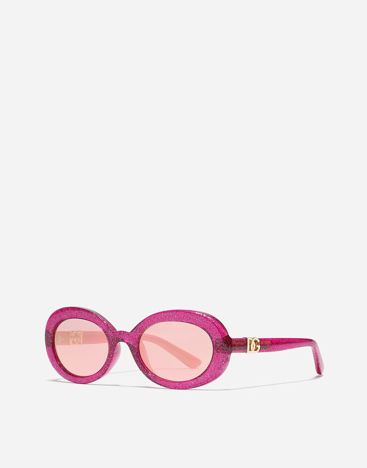 Dolce & Gabbana DNA Sunglasses Glitter pink VG600KVN51Z