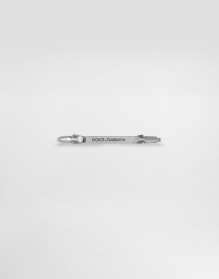 Dolce & Gabbana Collar pin with logo Silver WJR5S1W1111