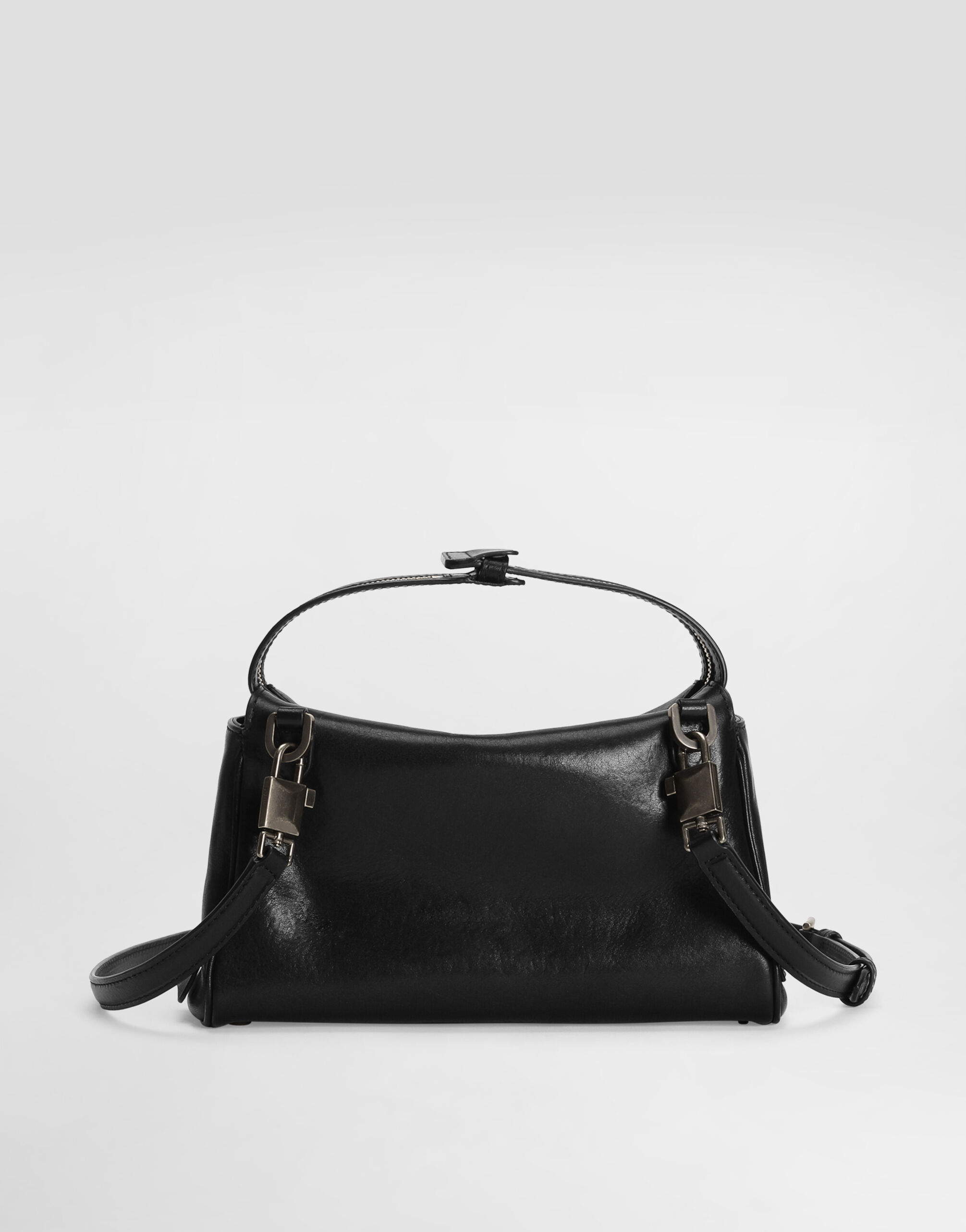 Blackのメンズ Vittoria tempesta calfskin shoulder bag | Dolce&Gabbana®