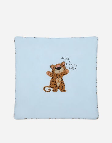 DolceGabbanaSpa Baby leopard-print jersey blanket Multicolor L2JDZ1G7J7N