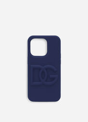 Dolce & Gabbana logo-embossed iPhone 14 Pro Max Case - Yellow