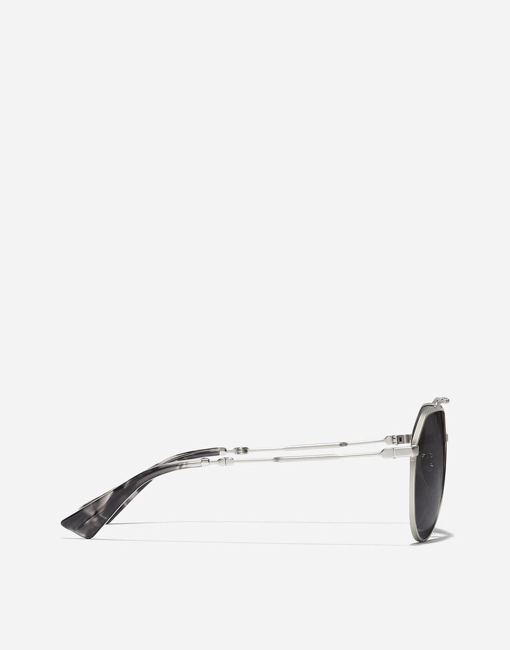 Dolce & Gabbana Lunettes de soleil Stefano Argent VG2302VM648