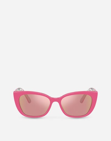 Dolce & Gabbana Happy Garden Sunglasses Pink on flowers print VG4427VP08Z