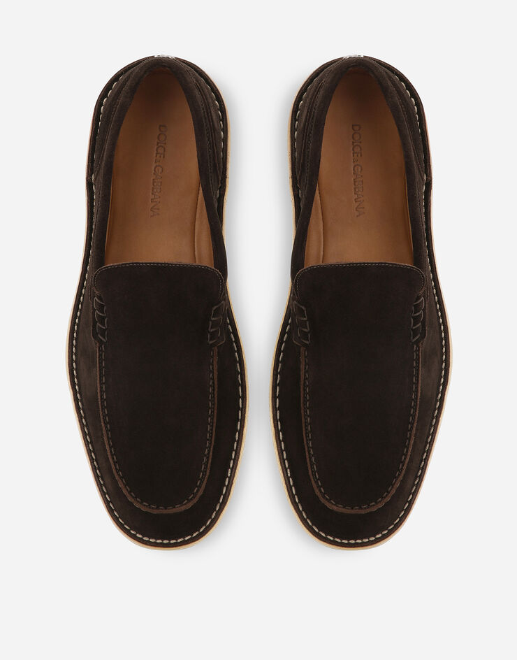 Dolce & Gabbana Suede loafers Brown A50593AS707