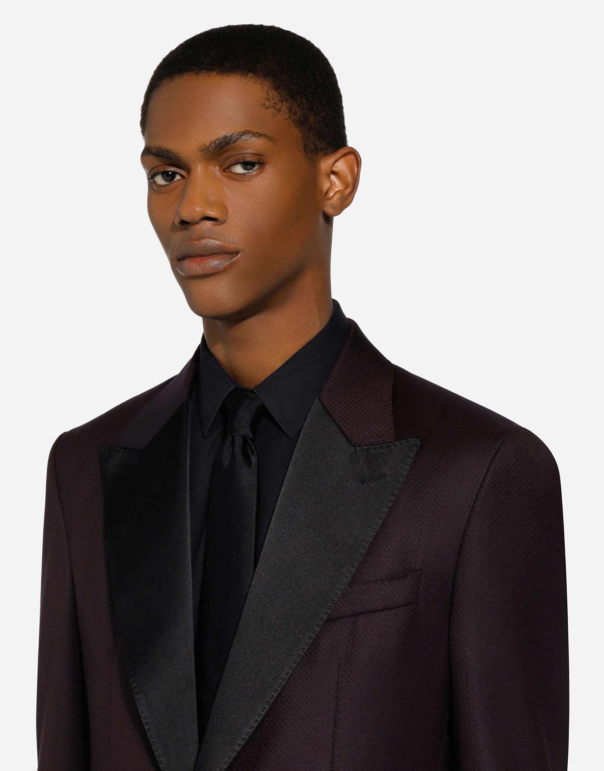 Single breasted tuxedo suit in Multicolor for Men Dolce Gabbana