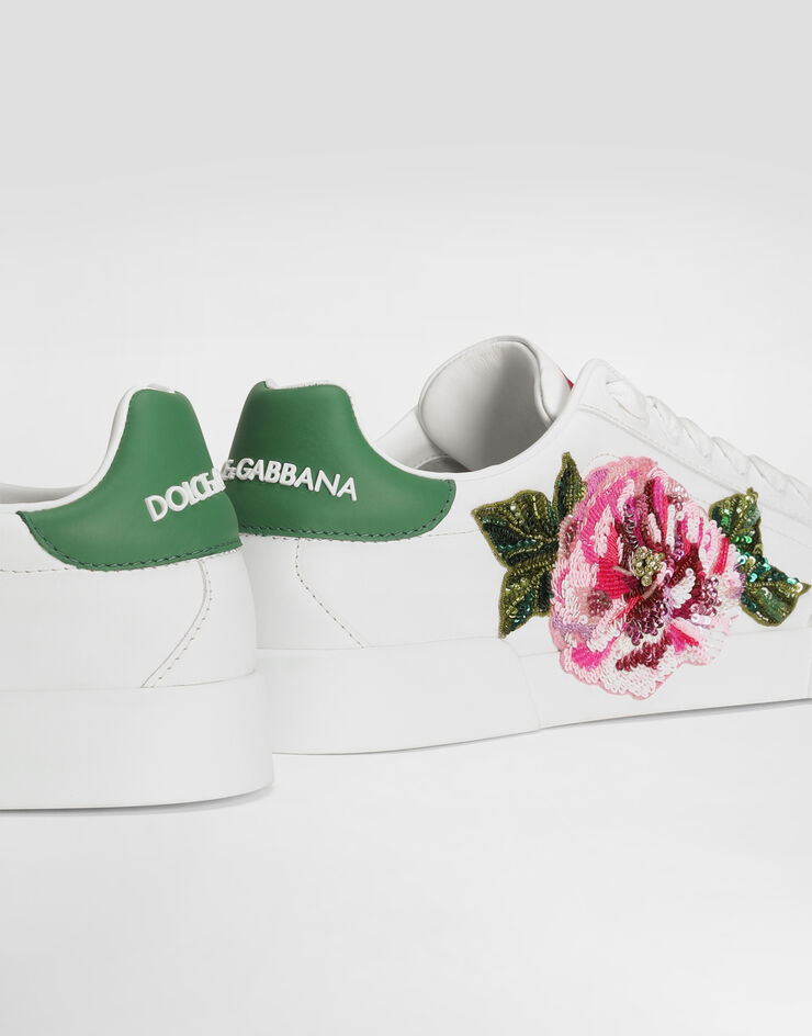 Dolce & Gabbana Zapatilla Portofino Light en piel de becerro Multicolor CK2318A6H61