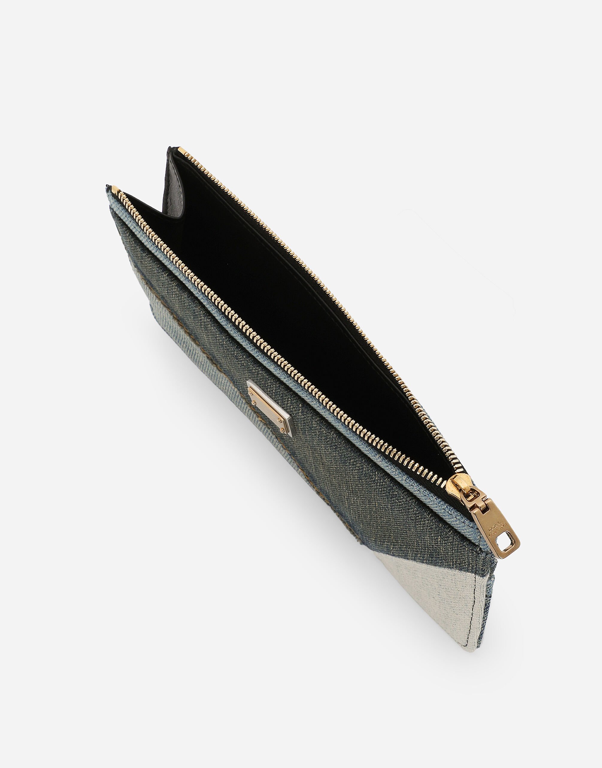 【関税&送料込】Dolce & Gabbana Large Card Holder Large denim card holder in Blue for Women | Dolce&Gabbana® US