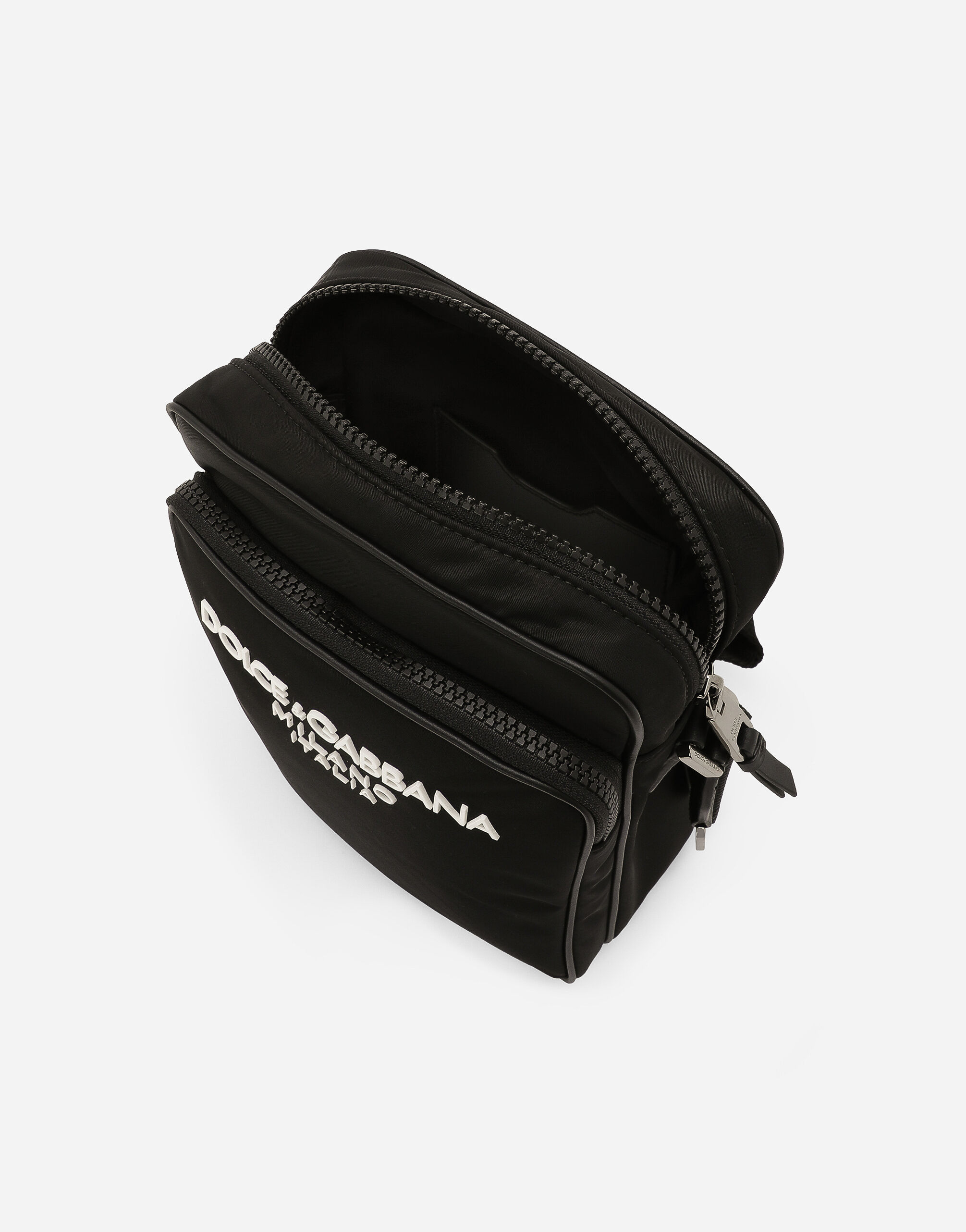 Dolce Gabbana Nylon crossbody bag male Black