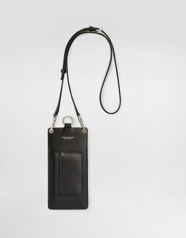 Dolce & Gabbana Étui pour téléphone portable en cuir de veau Dauphine Imprimé BP3345A6N68