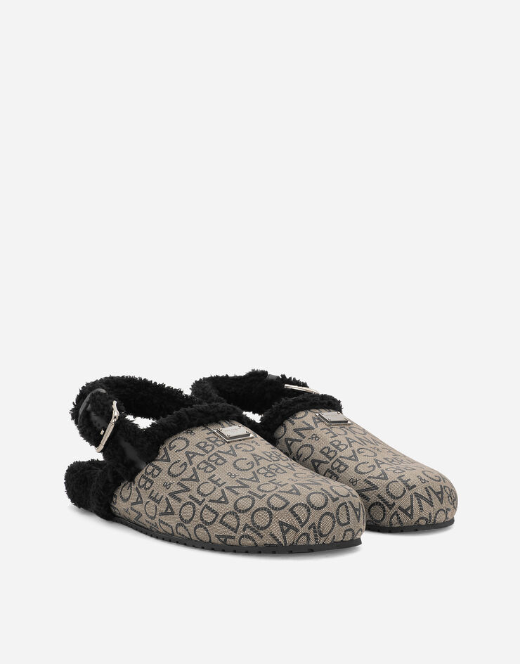 Dolce&Gabbana Coated jacquard mules Multicolor A80403AO130