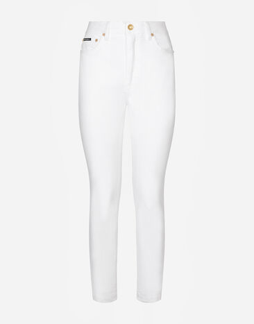 Dolce & Gabbana White denim Audrey jeans Gold WNP4L2W1111
