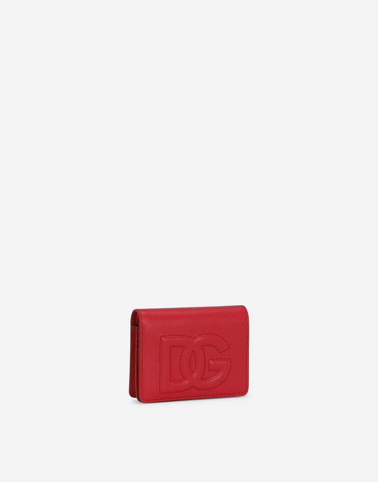 Dolce & Gabbana DG Logo continental wallet Red BI1211AG081