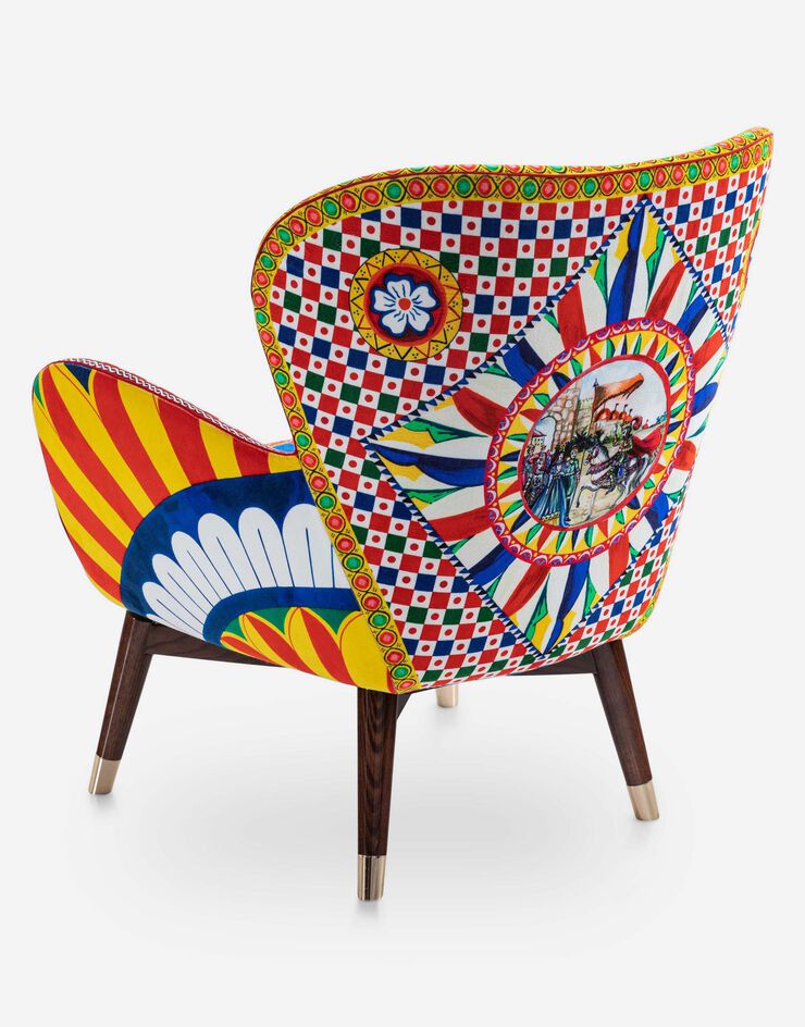 Dolce & Gabbana Giacinto Armchair Multicolor TAE018TEAA1