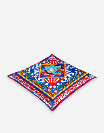 Dolce & Gabbana Duchesse cotton cushion large Multicolor TCE003TCA95