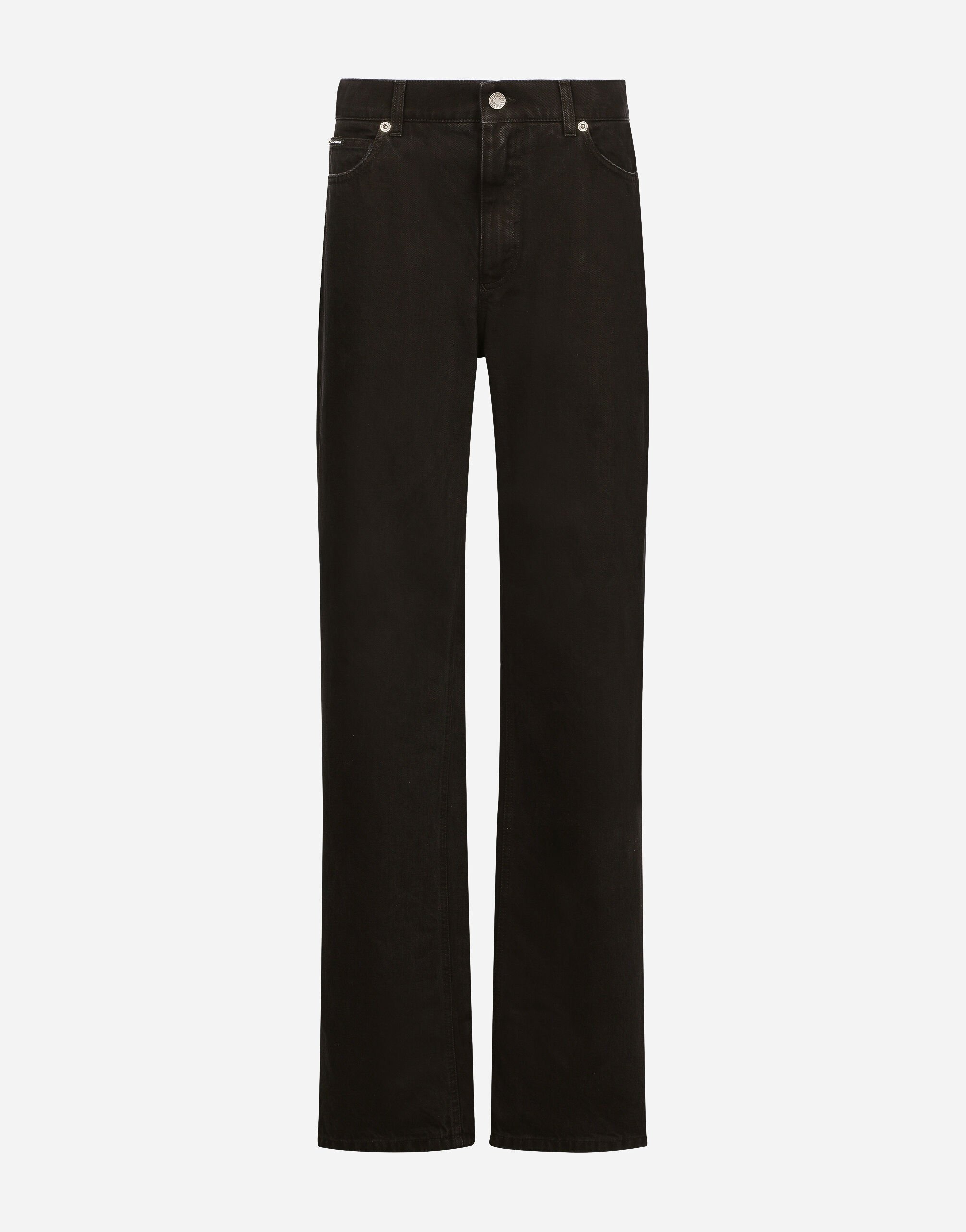 Dolce&Gabbana Flared denim jeans Black F6DKITFU1AT