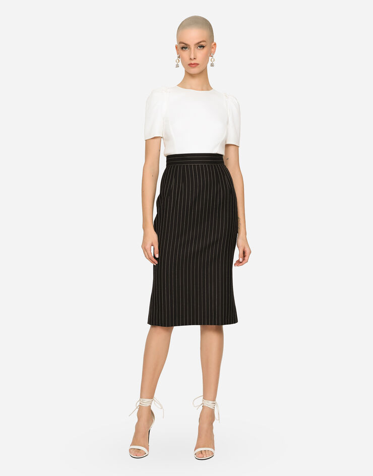 Dolce & Gabbana Cady midi pencil skirt 멀티 컬러 F4BMQTFR2XI