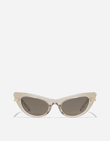 Dolce & Gabbana Sonnenbrille MINI ME Glitzergelb VG400PVP35A