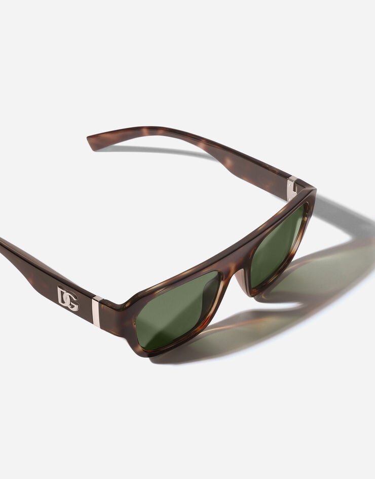 Dolce & Gabbana DG Crossed Sunglasses Brown havana VG6206VN482