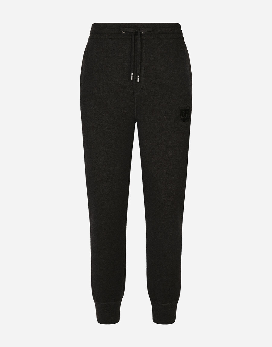 Wool jogging pants