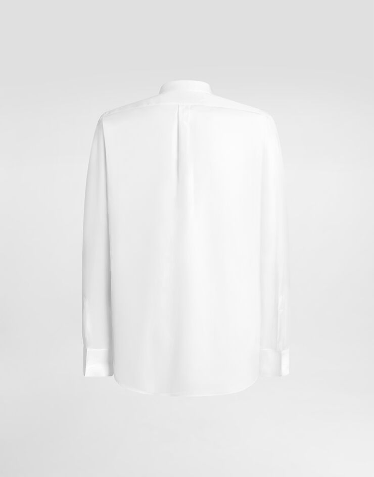 Dolce & Gabbana Hemd Martini aus Baumwolle White G5ML1ZFU5T9