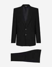 Dolce & Gabbana Stretch wool Sicilia-fit suit Blue G2QS6TGG862