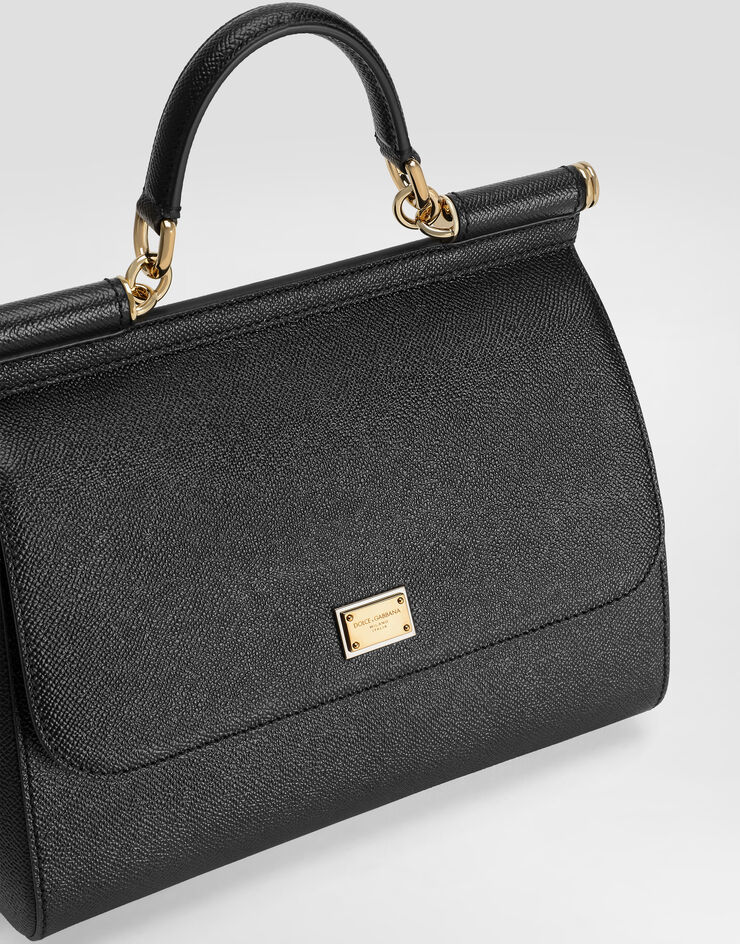 Dolce & Gabbana Bolso de mano Sicily grande Negro BB6002B1001