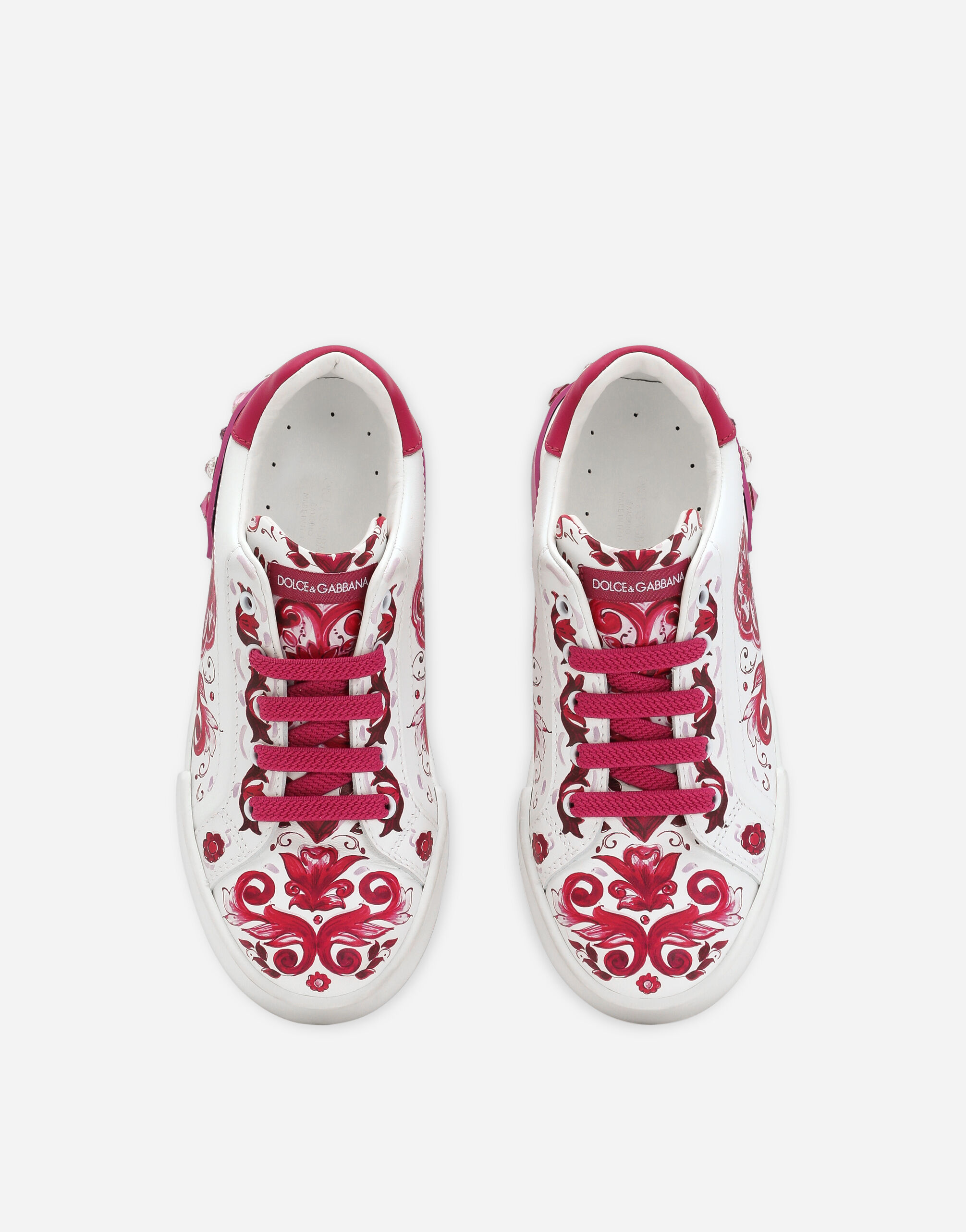 Printed calfskin portofino sneakers deals
