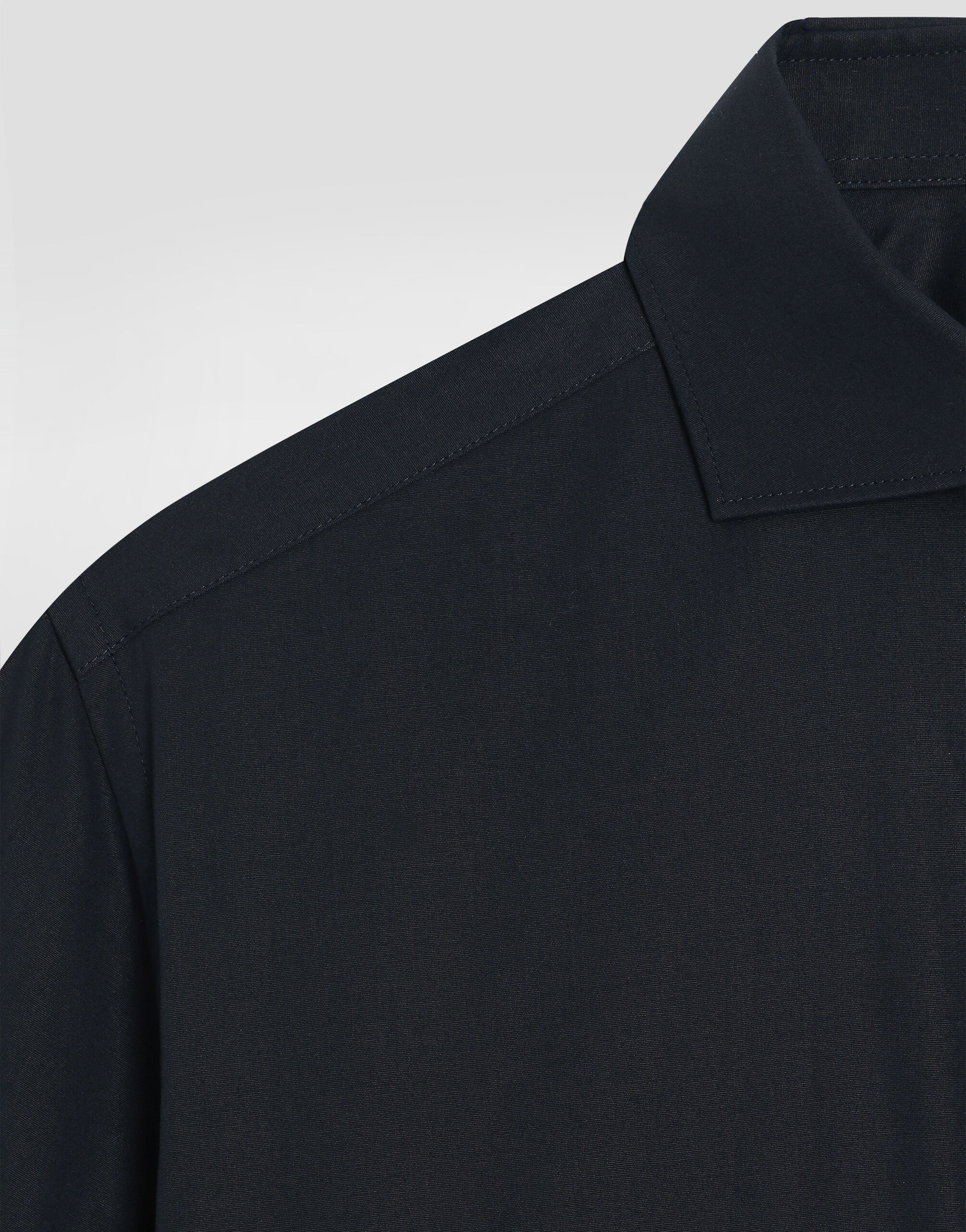 Blueのメンズ Stretch cotton poplin martini shirt | Dolce&Gabbana®