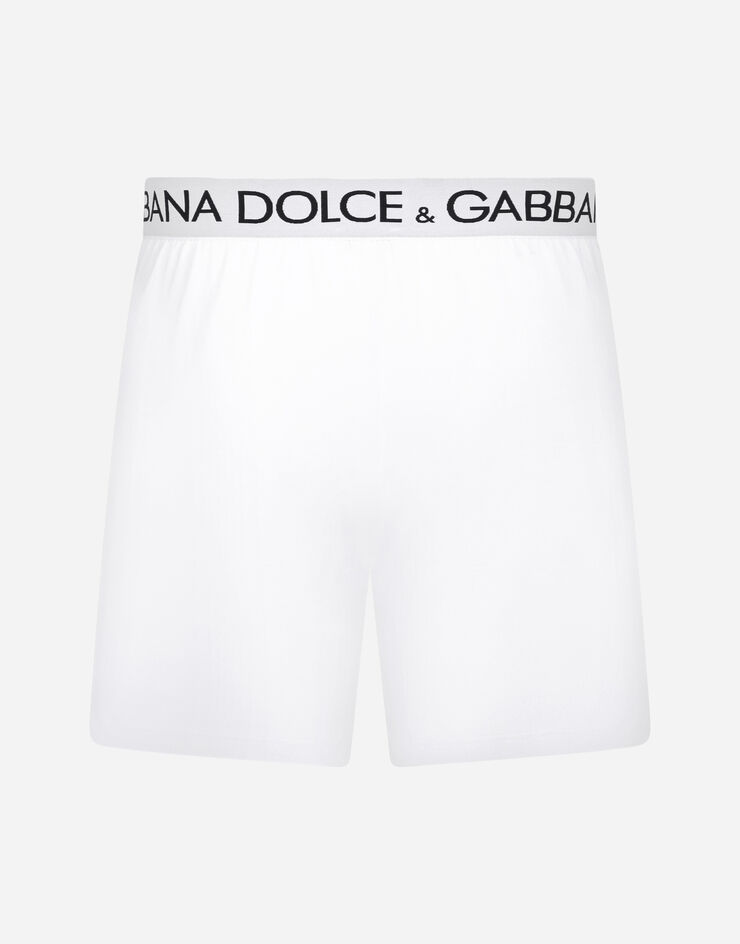 Dolce & Gabbana Two-way stretch cotton boxer shorts White M4B99JOUAIG