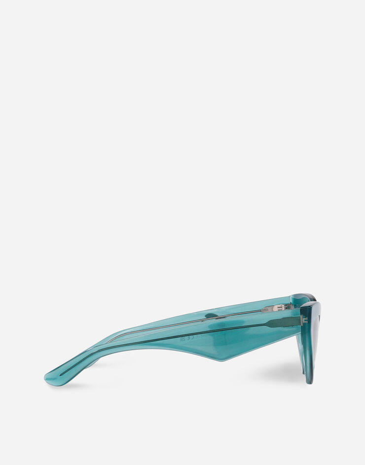 Dolce & Gabbana Sonnenbrille DG Crossed Azurblau VG4439VP6E3