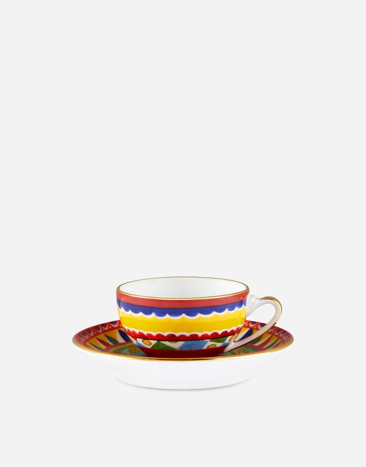Dolce & Gabbana Porcelain Espresso Set Dolce & Gabbana Porcelain Espresso Set Multicolor TC0100TCA22
