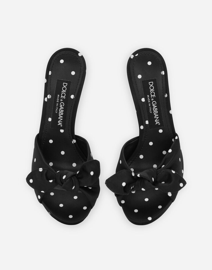 Dolce & Gabbana Mule de raso estampado Imprima CR1750AV885