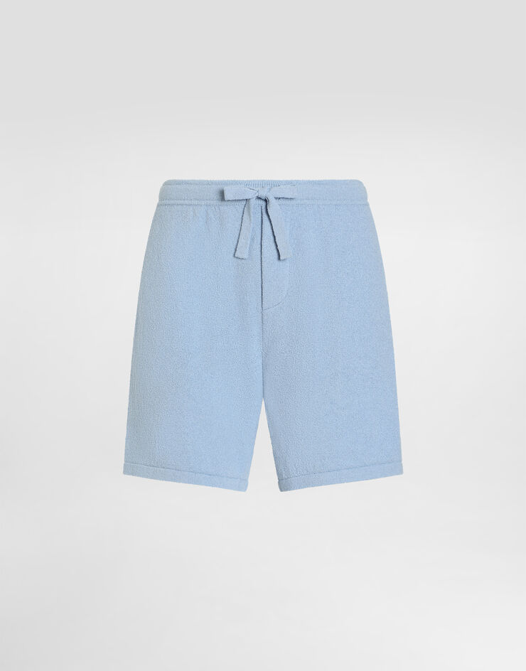 Dolce & Gabbana Smooth knit shorts Dolce & Gabbana Smooth knit shorts Azure GXU31ZJGMGX