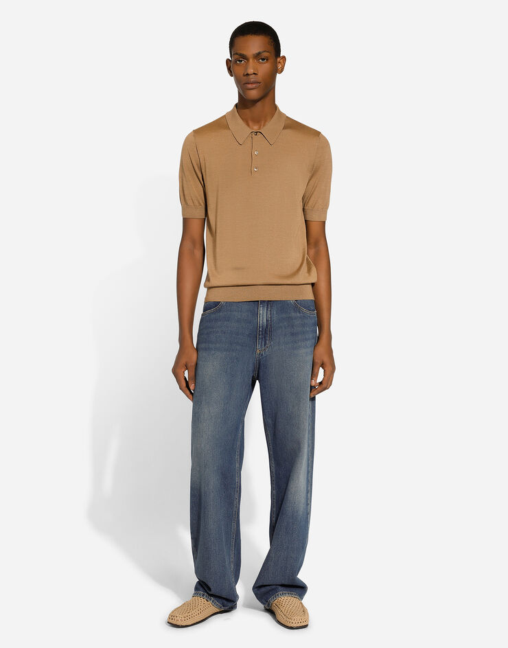 Dolce & Gabbana Oversize denim jeans Multicolore GWVNXDG8KY5