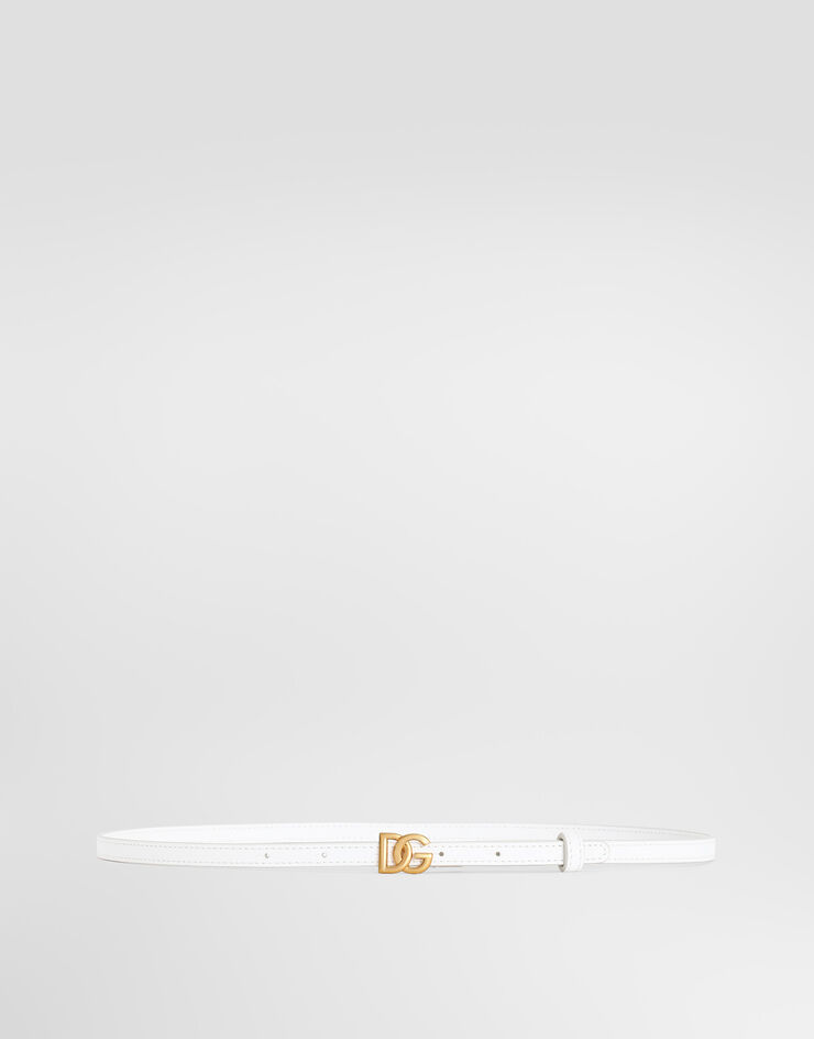 Dolce & Gabbana Calfskin belt White BE1588AK274