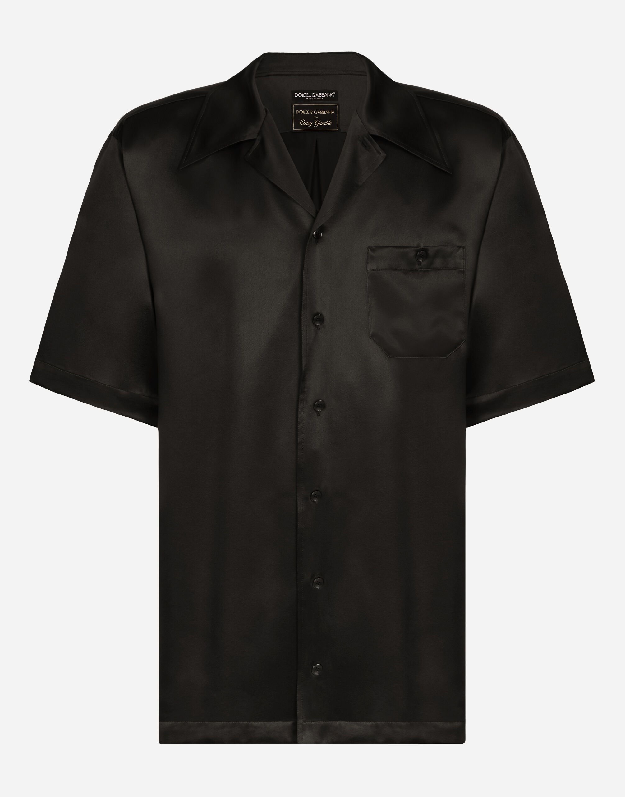 Dolce and gabbana black shirt outlet
