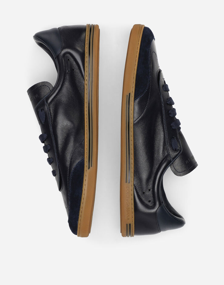 Dolce & Gabbana Sneaker Saint Tropez in pelle di vitello Blu CS2255AR833