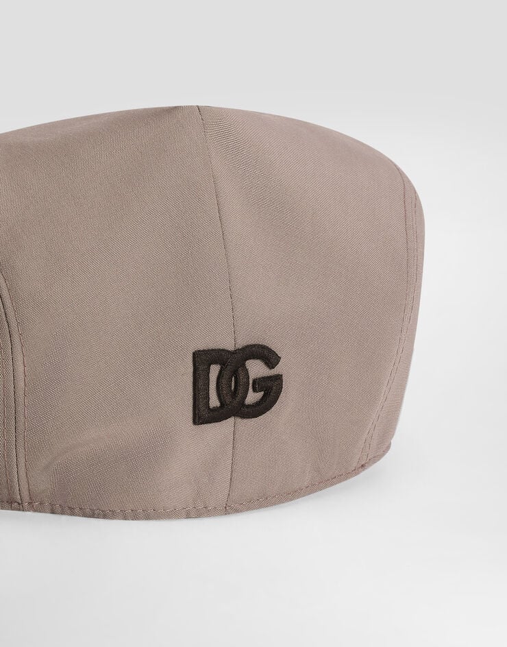 Dolce & Gabbana Wool poplin flat cap Brown GH587ZHU2BN